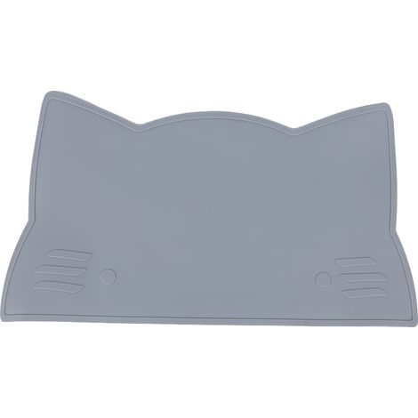 Rutschfeste Silikon-Babytischdecke – Wärmeisolierend, Grau (1/5)