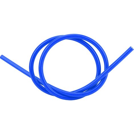 Câble d'allumage silicone 8mm fil bougie d'allumage automobile pièce de rechange accessoire voiture (Bleu) (1/5)