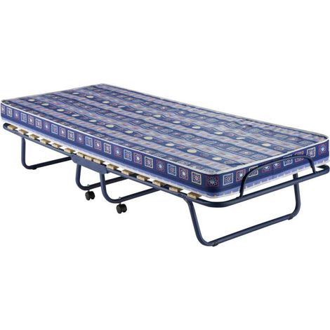 Letto Pieghevole con Materasso - Comodo e Salvaspazio 80x190 cm (1/4)