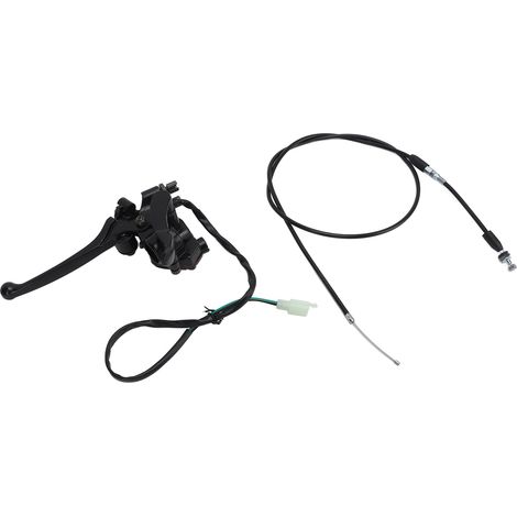 Cavo acceleratore a pollice con doppia leva del freno, realizzato in lega di alluminio da 22 mm per ATV Go Kart da 50 a 250 cc. (1/4)