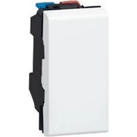 Legrand 077001 - Prog Mosaic two-way switch - 1 mod - 10 AX - white
