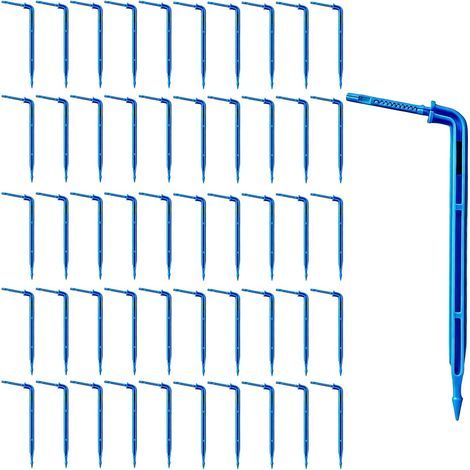 Tropfbewässerung, 3/5-mm-Tropfer, 10-cm-Emitter für Gartenbewässerungssysteme, 50 Stück (1/5)