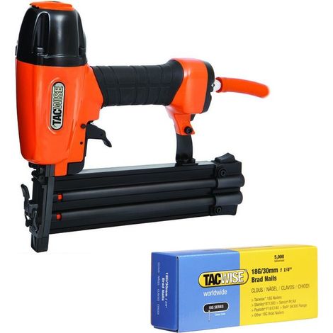 Tacwise DGN50V Pneumatic Air Nailer 2nd Fix Brad Nail Gun + 5000 30mm Brads