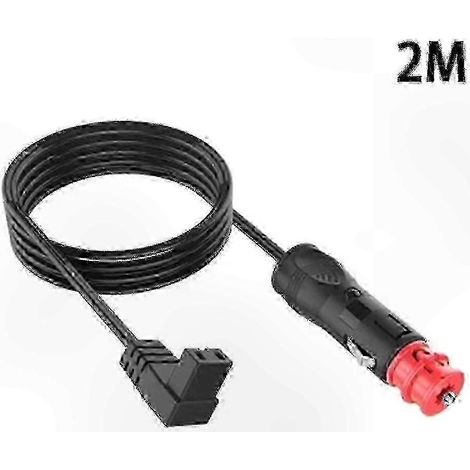 2 m langes Zigarettenanzünder-Steckeradapterkabel für 12-V-tragbare Kühlschränke und Kühlboxen, robuste elektrische Verbindung, praktisches Fahrzeugzubehör. (1/5)