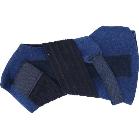 Attelle de cheville réglable avec bande élastique et support en aluminium - Stabilisateur de compression pour entorses (1/5)