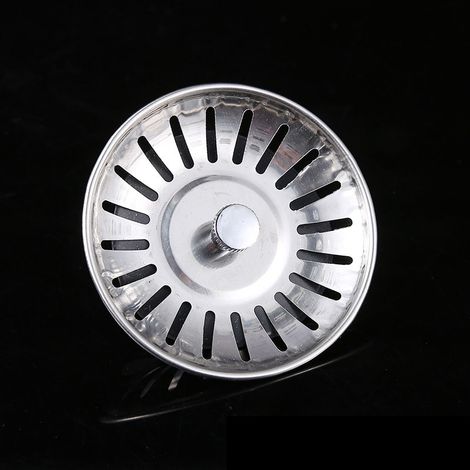 MINKUROW Chrom-Edelstahl-Abflusssieb für Küchenspüle, 80 mm (1/5)