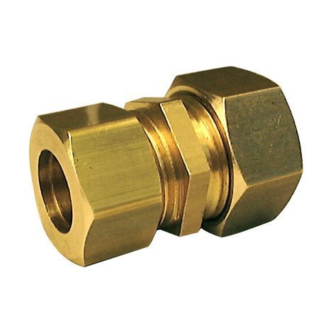 JONCTION REDUITE A BICONE LAITON POUR TUBE CUIVRE (1/2)