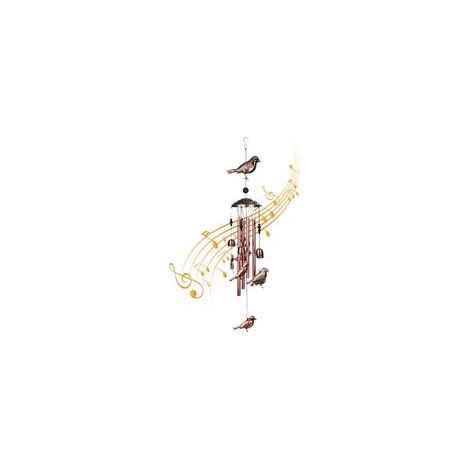 Carillons métalliques, carillons éoliens d'extérieur, cadeaux de décoration extérieure (oiseau) (1/5)
