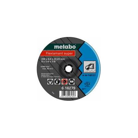 Flexiamant super 125x6.0x22.2 Stahlschleifscheiben Metabo (1/2)