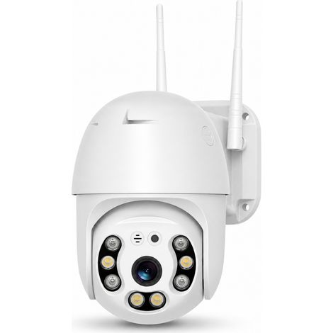 Caméra de Surveillance WiFi Extérieure HD pour Maison Blanc (1/5)