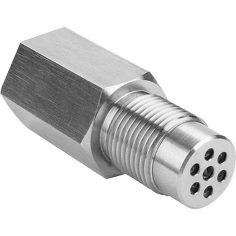 Adaptateur de Capteur D'Oxygène M18 X 1,5 en Acier Inoxydable, Extension de Capteur D'O2, Connecteur D'Extension de Capteur D'O2, Accessoires de (1/2)
