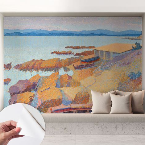 Carta da parati adesiva - lavabile - decorazione murale - per cucina - pellicola decorativa Viste marine 208x146 cm (1/5)