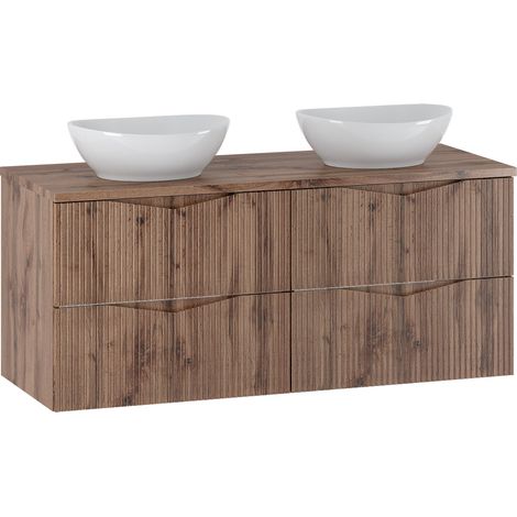 Meuble double vasque 120cm Tao Bois (1/5)