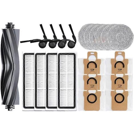 Accessoires pour aspirateur robot Xiaomi 5 / OV31GL : brosse principale, lingette, filtre, sac à poussière, pièces de rechange. (1/5)