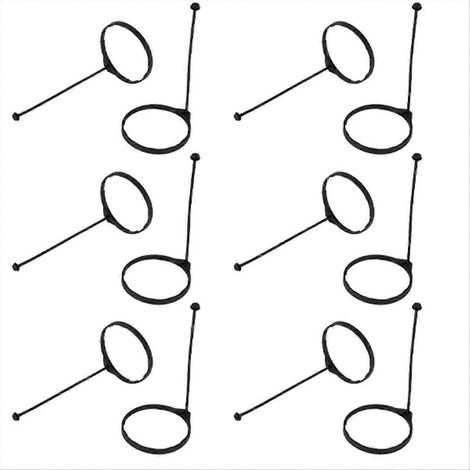 12 joints réservoir essence pour voiture, bagues d'étanchéité en ligne, couvercle de réservoir carburant, pack de 12 pièces, joint pétrole compatible auto (1/5)
