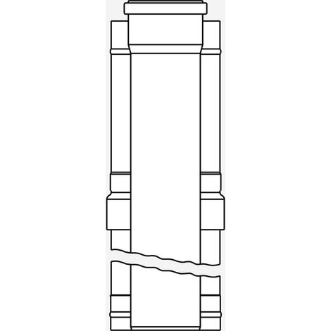 Dachdurchführung INOX/PP DN350/250 mit Sparrenschelle - 48000011622 von Weishaupt