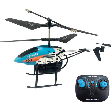 Radiofly Elicottero Radiocomandato Sprinkler RC 2.4 GHz 6 Funzioni Spara Acqua Giroscopio LED 8+