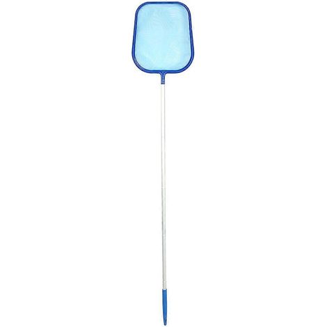 Professioneller Pool-Laubkescher, Reinigungsnetz mit abnehmbarem Teleskopgriff, Flachwassermodell, ideal für die Poolpflege und die Entfernung von Pflanzenresten. (1/5)