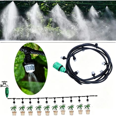 ZHIJIA PREMIUM Kit d'arrosage goutte-à-goutte automatique 10m avec buses pour jardin et cour (1/5)