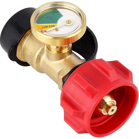 Jauge de niveau de propane, détecteur de fuites, manomètre de pression de gaz, universel pour barbecue à gaz, lampe (1/5)