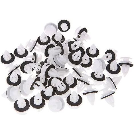 50Pcs Clips De Panneau De Porte De Voiture avec Bague D'étanchéité pour E34 E36 E38 E39 E46 M3 M5 Z3 X5 (1/4)