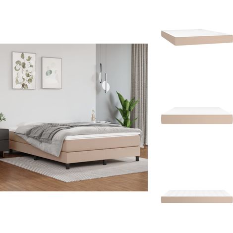 Matelas de lit à ressorts ensachés Cappuccino 140x200x20 cm - Matelas - Matelas À Ressorts Ensachés - Matelas Capitonné - Literie - Sommier (1/5)