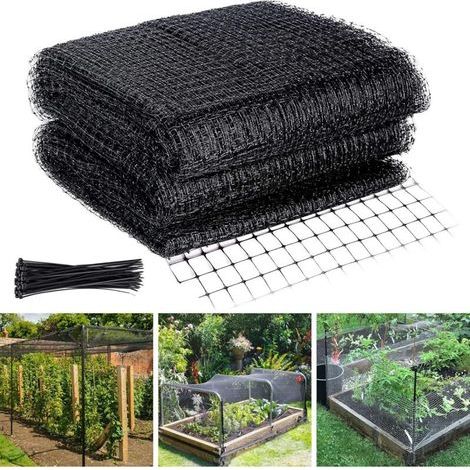 Vogelschutznetz, Gartennetz 2,1 x 30 m, robust und langlebig, kann auch wiederverwendet werden zum Schutz von Pflanzen, Früchten, Blumen und mehr. (1/5)