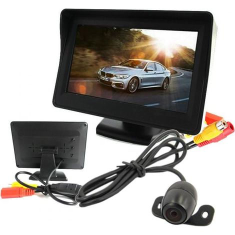 KIT RETROMARCIA AUTO CAMPER MONITOR 4,3" TELECAMERA INFRAROSSI POSTERIORE m.farf (1/5)