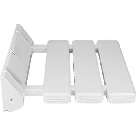 Siège de Douche Mural Repliable/Rabattable Salle de Bain,Planche pour Baignoire orthopédique Siège de Bain antidérapant Poids,Tabouret de Douche Ergonomique Pieds(33 32 5 cm (Blanc)) (1/5)