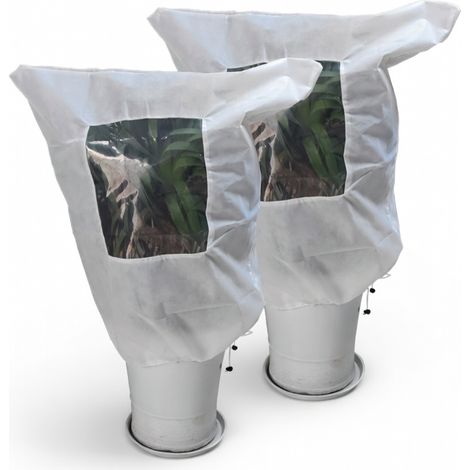blanc housse protection plante hiver 80x100,Intérieur visible (1/5)