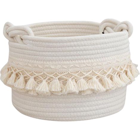 Petits paniers cadeaux vides, paniers de rangement tressés, jolis rangements pour papier toilette, paniers cadeaux décoratifs vides, paniers garnis pour Noël (1/5)