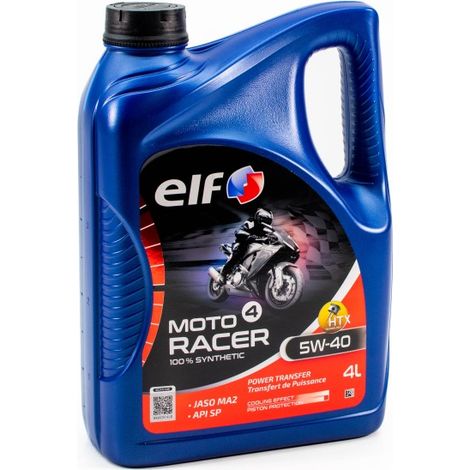 ELF Huile Moteur MOTO 4 RACER 5W-40 4 Litres