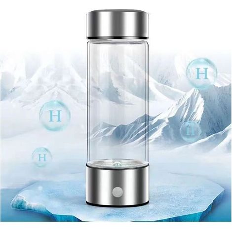 Wasserstoff-Wasserflasche mit PEM-SPE-Technologie – Essentials 2024 für Männer und Frauen – wiederaufladbarer Wasserstoff-Wassergenerator mit Geschenkbox, Wasserstoff-Wasserbereiter für Zuhause, Büro, (1/4)