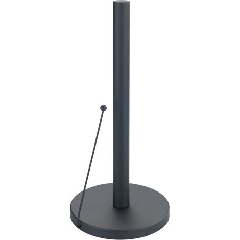 WENKO Küchenrollenhalter Clayton Schwarz, pulverbeschichtetes Metall, Schwarz, pulverbeschichtetes Metall schwarz (1/5)