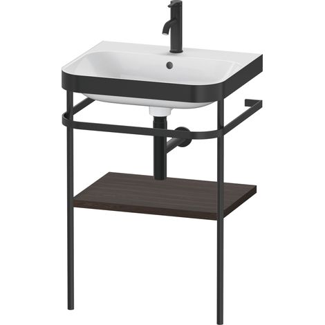 Duravit Happy D.2 Plus c-bonded Set avec console métallique,