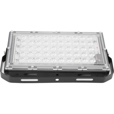 Projecteur LED 50W IP66 Étanche 6000K Blanc Lumière Extérieure 180° Réglable pour Jardin Balcon Extérieur (1/5)