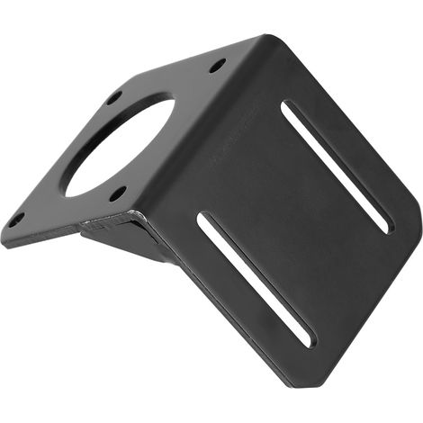Schwarze Edelstahl-Montagehalterung für NEMA23 57-mm-Schrittmotor – 1 Stück (1/5)