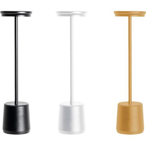 Lampada Led Da Tavolo Controllo Touch Ricaricabile Senza Fili Modello Reverse, misuraLampadacoloreNero (1/5)