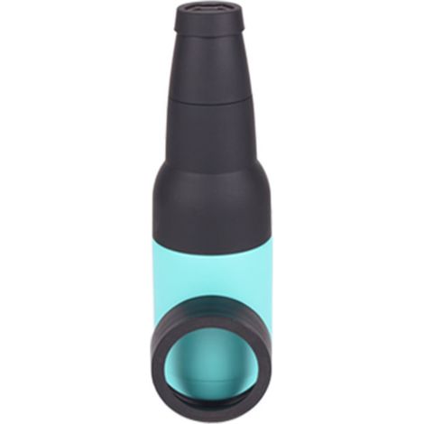 Refroidisseur isotherme à double paroi en acier inoxydable pour canettes et bouteilles de bière, avec ouvre-bouteille intégré (1/5)