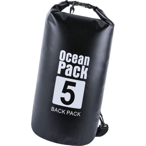 Sac étanche imperméable, sac étanche à enroulement avec poche pour téléphone, sac à dos étanche flottant, sac de plage, sac étanche pour la plage, le bateau, la pêche, la natation, le rafting, le kaya (1/5)