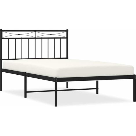 Maison Exclusive - Estructura cama sin colchón con cabecero metal (1/5)