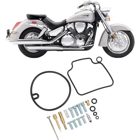 Kit de réparation de carburateur moto, joints et rondelles pour Honda VTX 1300 1300R 2003‑2007