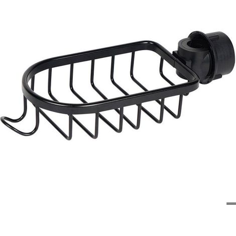 Support de rangement pour évier - OKZ - Modèle universel - Aluminium - Pour éponge et ustensiles - Compact (1/4)