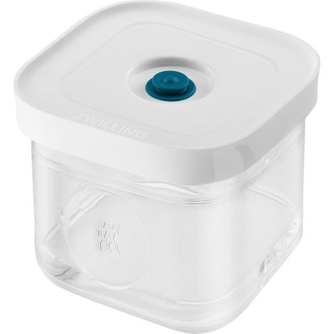 ZWILLING FRESH & SAVE CUBE La Mer Box, Contenitore modulare e impilabile, ermetico e sottovuoto, lavabile in lavastoviglie, Trasparent-La Mer