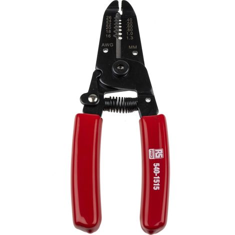 Pince à dénuder RS PRO pour fil Multibrin 0.13 2.07mm², long totale 155 mm ( Prix pour 1 ) (1/3)