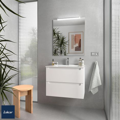 Armoire murale MONTERREY 700 2 tiroirs métalliques avec fermeture douce WHITE COTTON 697 x 540 x 450 mm (1/5)