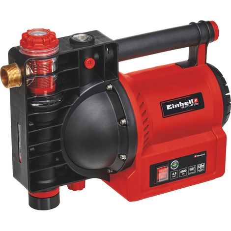Einhell Gartenpumpe GE-GP 1145 ECO (1.100 W, Wasserfüll-/Schmutz-/Sauganzeige, Thermo-/Frostschutz, Wassereinfüllschraube, Vorfilter m. Rückschlagventil, inkl. Adapter)