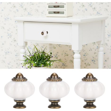 Poignée de tiroir lanterne pour meuble de cuisine, ornement de porte d'armoire en laiton antique (1/4)