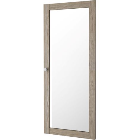 porta di complemento in vetro per libreria quercia, 39x95,7 cm