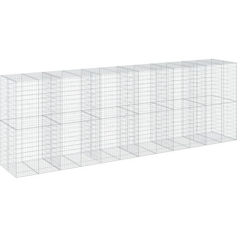 Maison Exclusive - Gabione mit Deckel 600x100x200 cm Verzinktes E